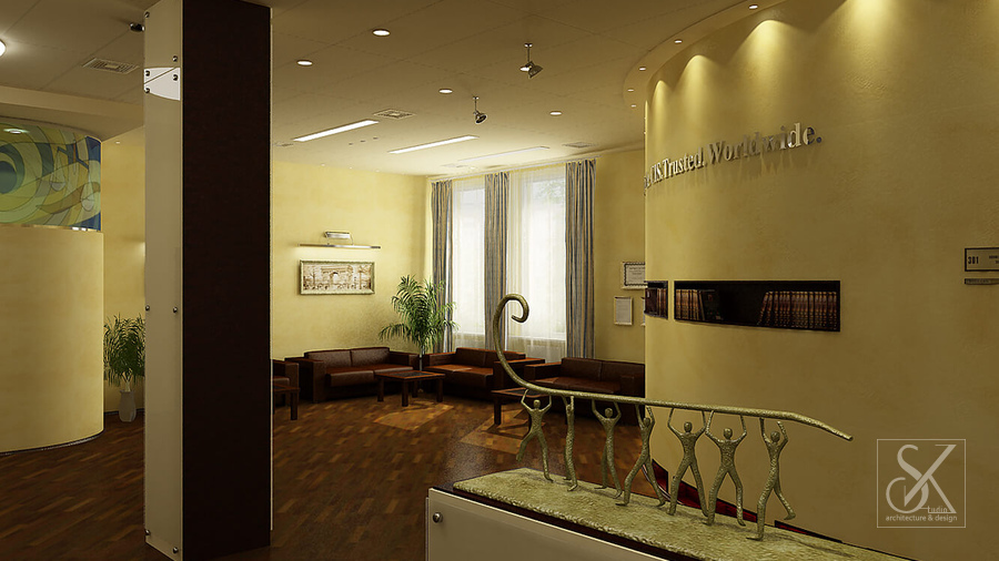 Waiting area for visitors, view 2