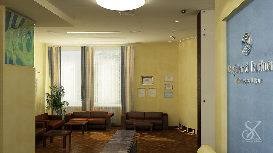Reception area, view 1