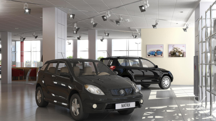 Салон продажу автомобілів, вид 4