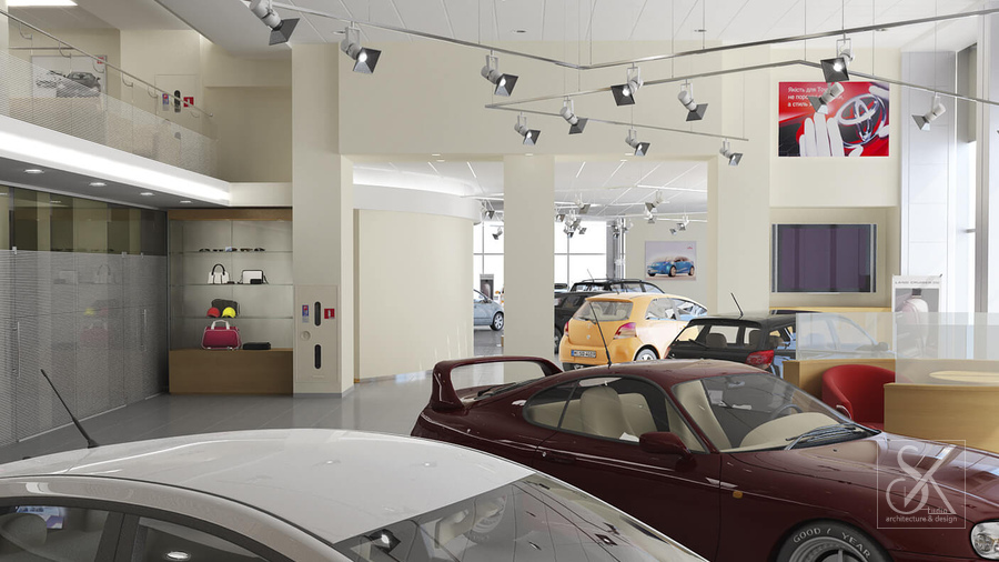 Салон продажу автомобілів Lexus, вид 2