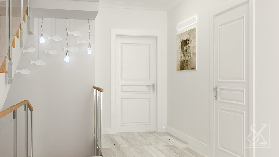 Hall with stairs, 2nd floor