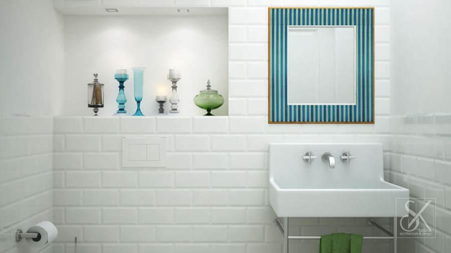 Guest bathroom, 1st floor