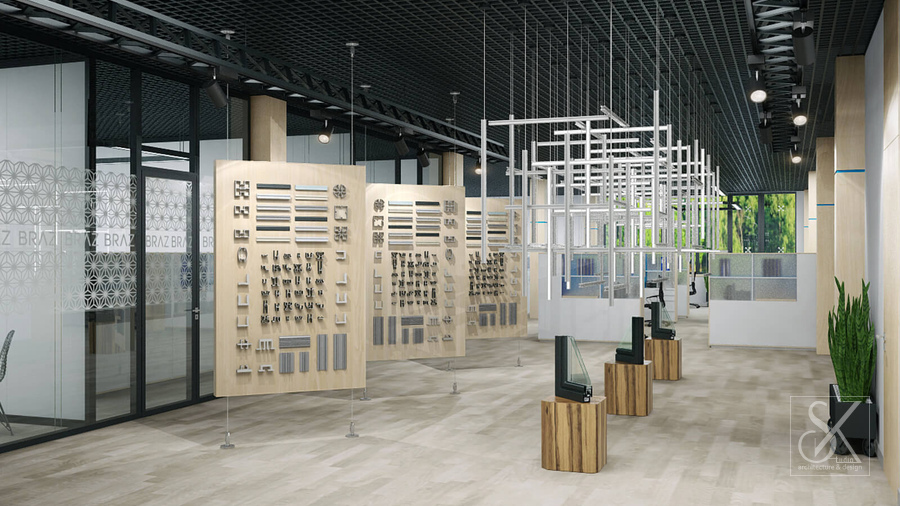 Showroom & open space, 1 этаж