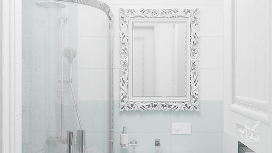 Guest bathroom, view 1