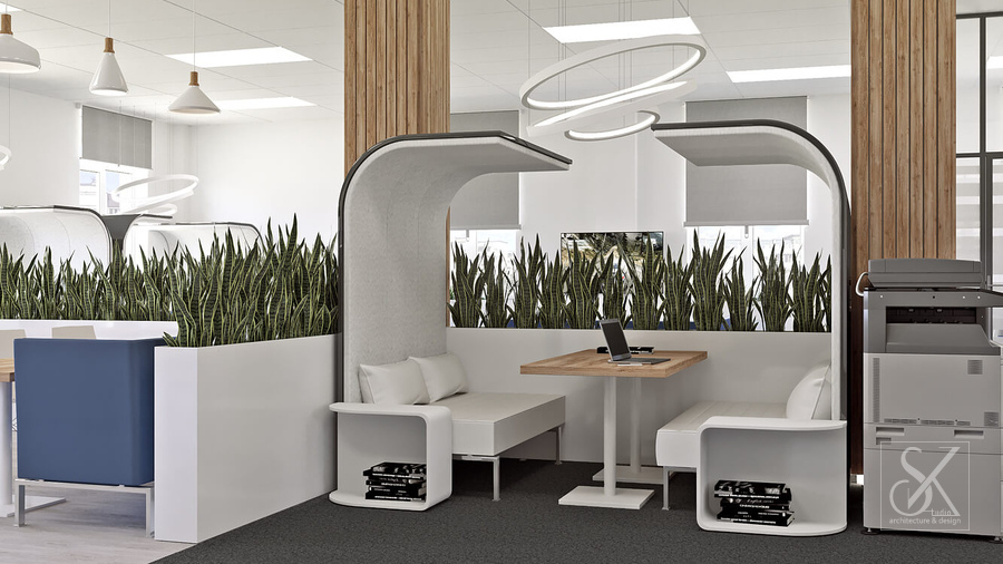 Co-working з лаунж зоною, вид 1