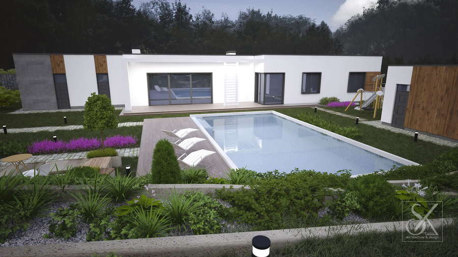 Rear facade view of house 3