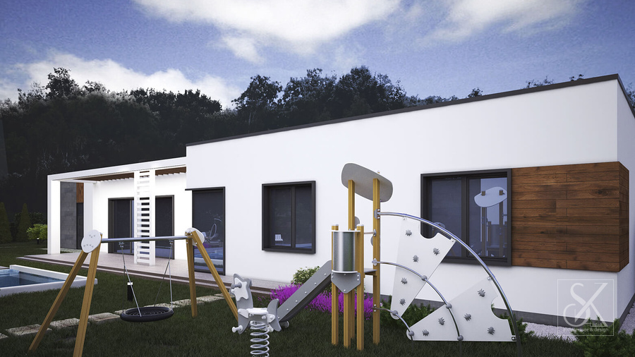 Rear facade view of house 2