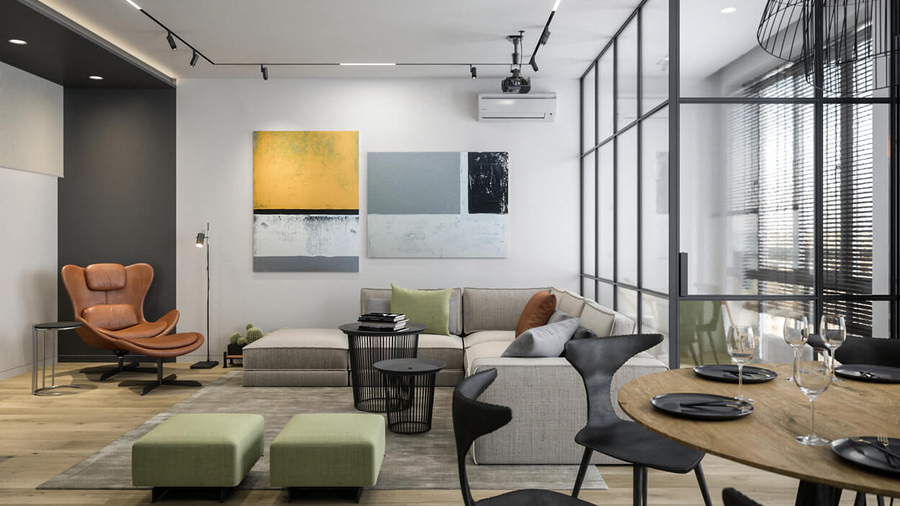 Living room, view 2
