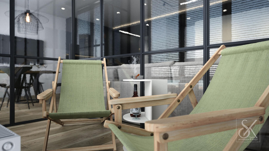 Smoking room