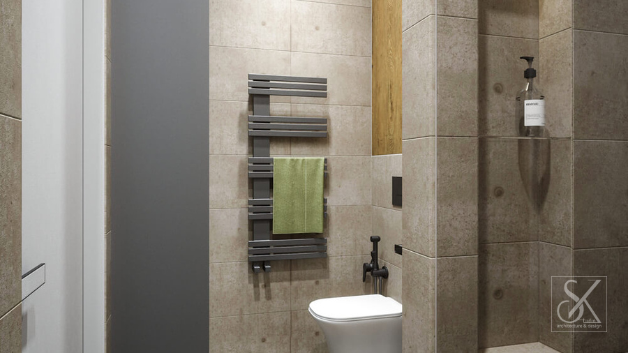 Guest bathroom, view 4
